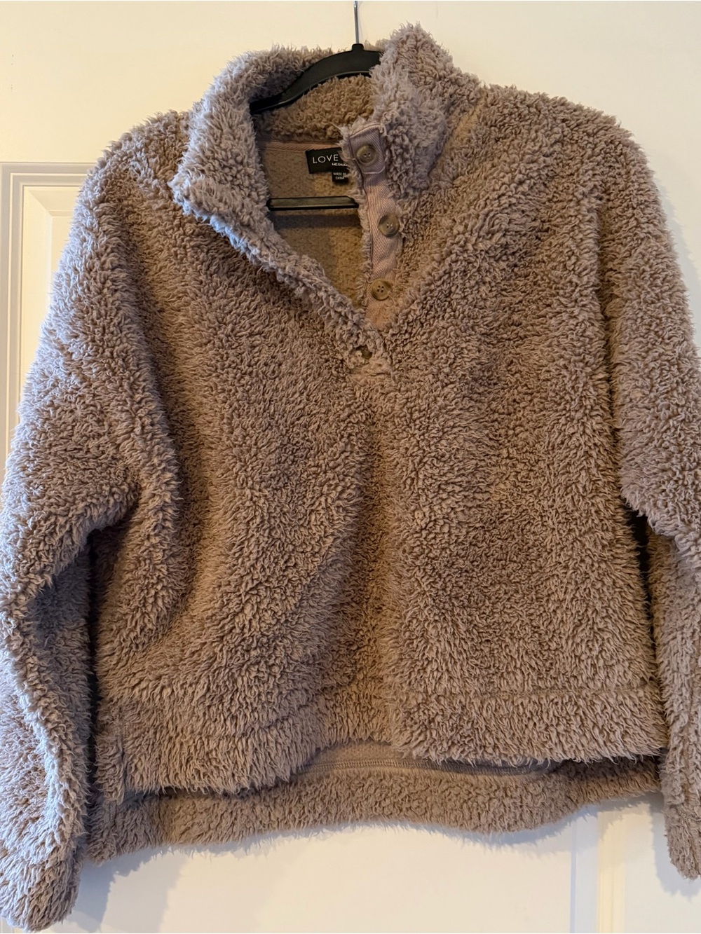 Plush Cropped Pullover